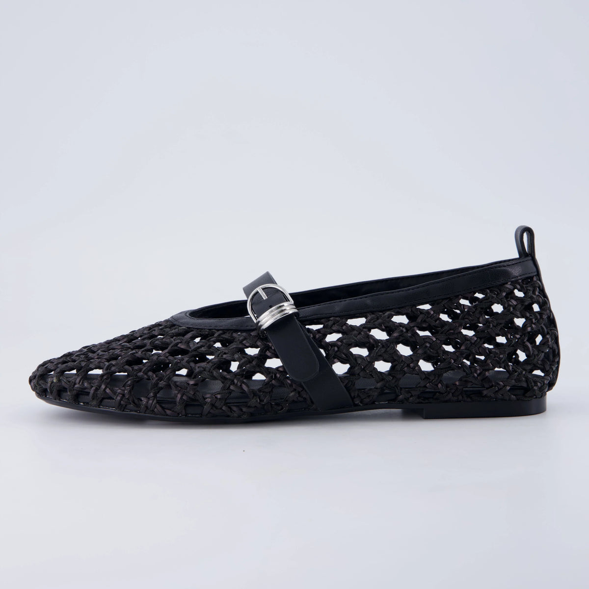 Wendy Woven Mary Jane Flats