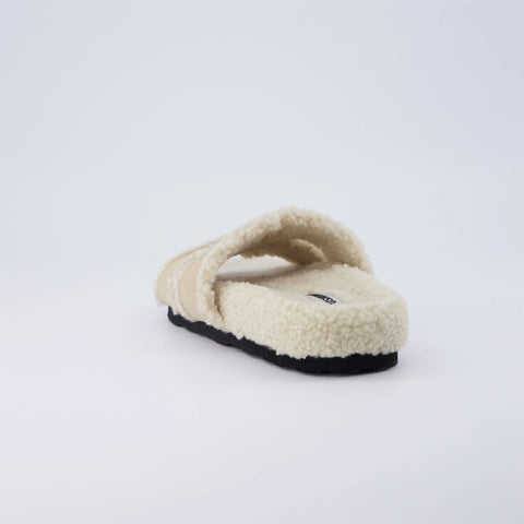 Cuddle Shearling Footbed Sandal