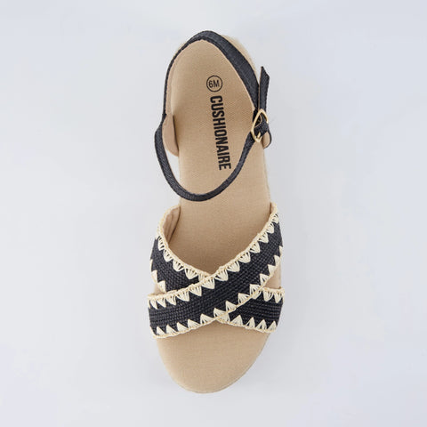 Ola Raffia Platform Sandals