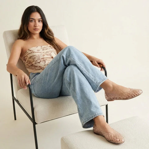 Siesta Lattice Ballet Flats