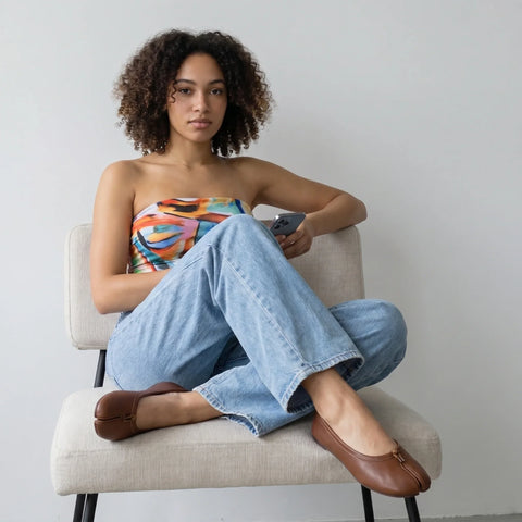 Maki Split-toe Flats