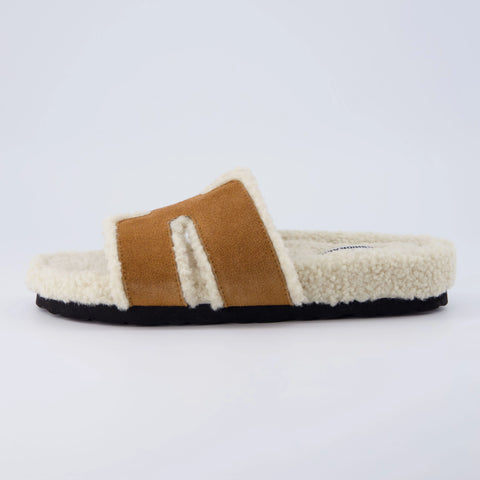 Cuddle Shearling Footbed Sandal