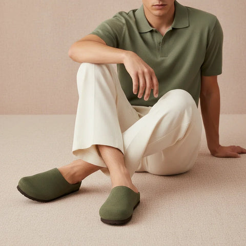 Heath Men's Leather Clogs