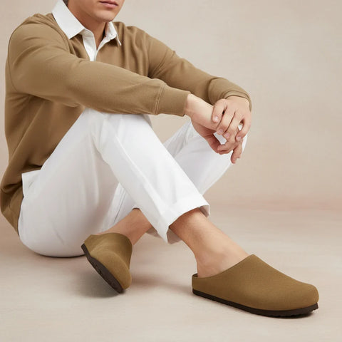 Heath Men's Leather Clogs