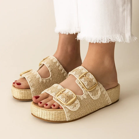 Panama Platform Sandals