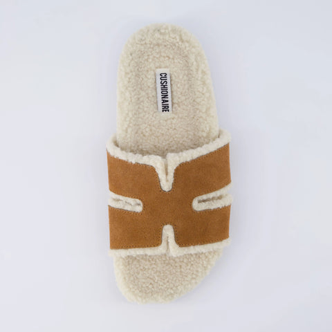Cuddle Shearling Footbed Sandal