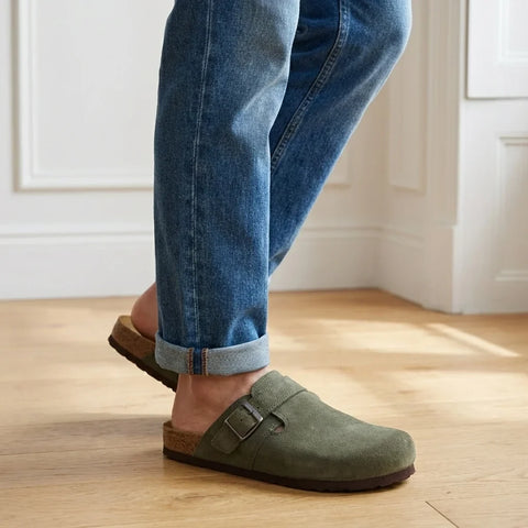 Hugo Genuine Suede Clogs