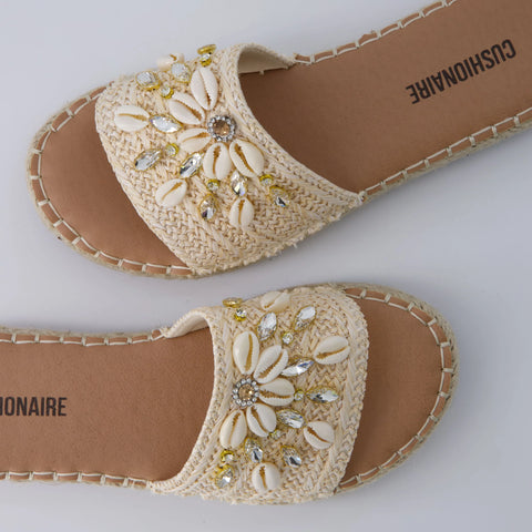 Playa Espadrille Slide Sandals