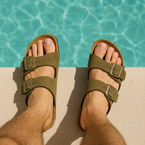 Lane Men's Cork Footbed Sandal