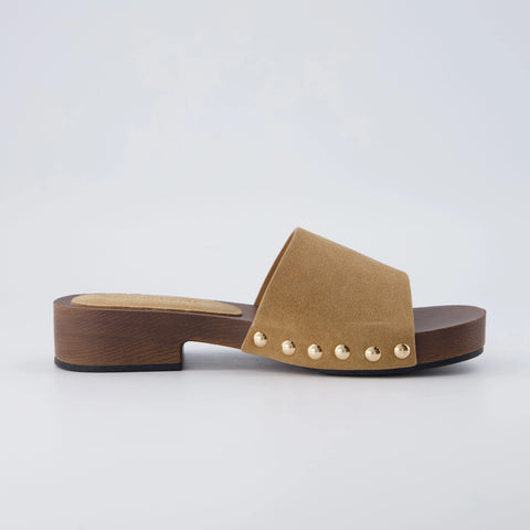Timmi Genuine Suede Slides