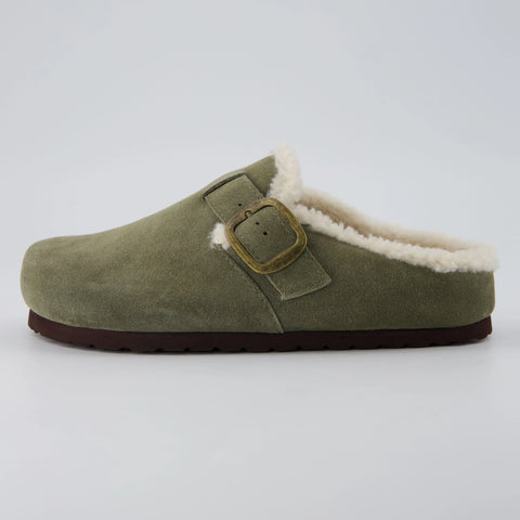 Haven Cozy Leather Clogs