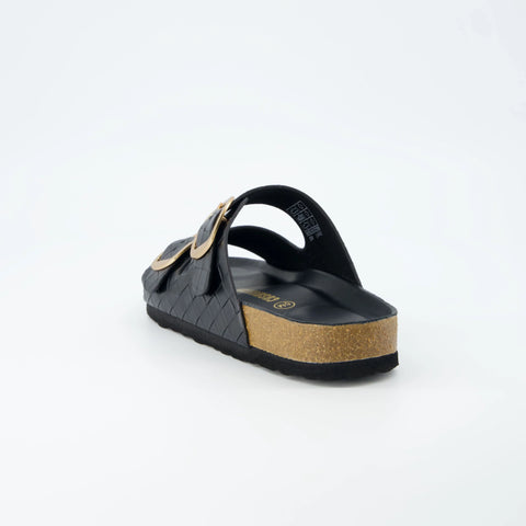 Lang Woven Cork Footbed Sandal