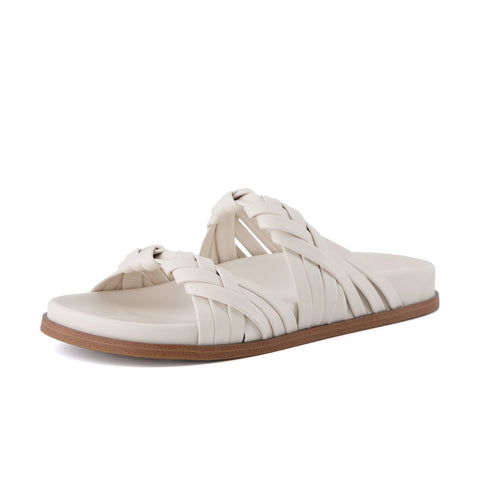 Lens Braided Strap Sandals