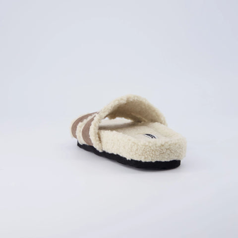 Cuddle Shearling Footbed Sandal