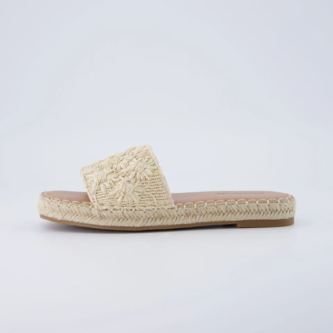 Bolero Woven Slide Sandals