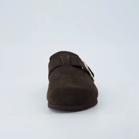 Rusty Leather Clogs