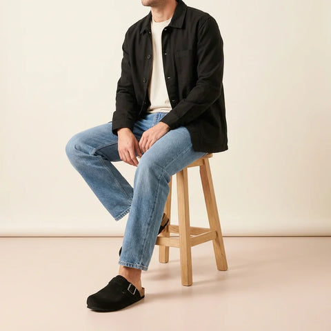 Hugo Genuine Suede Clogs