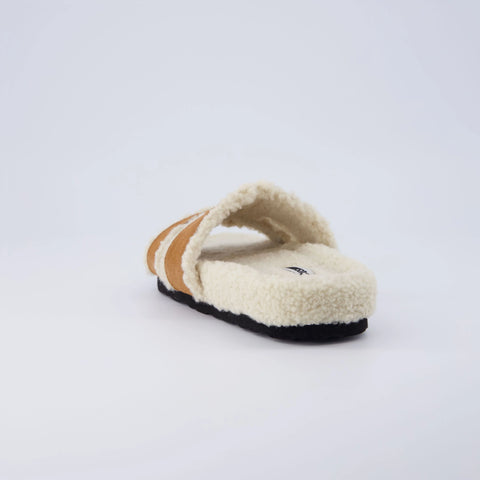Cuddle Shearling Footbed Sandal