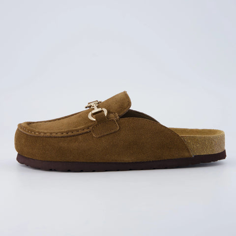 Cliff Suede Clog Mules