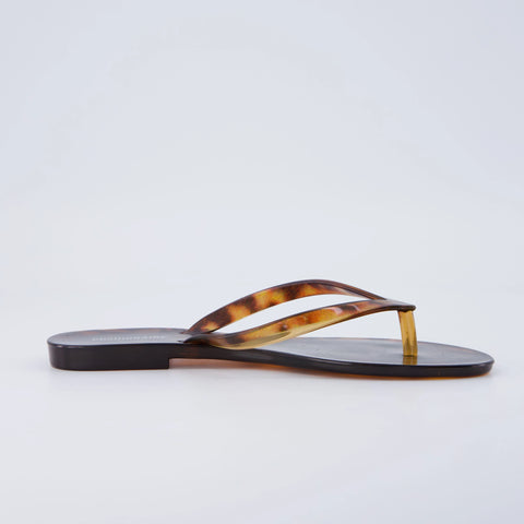 Aqua Jelly Flip Flops