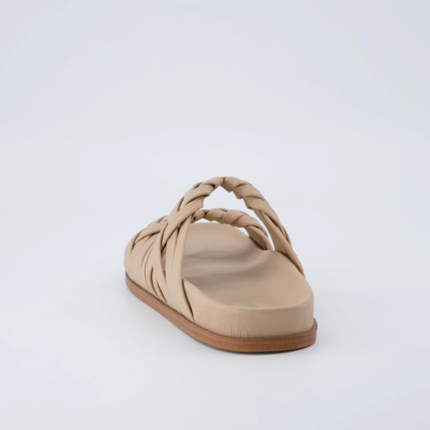 Lens Braided Strap Sandals