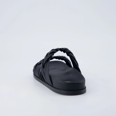 Lens Braided Strap Sandals
