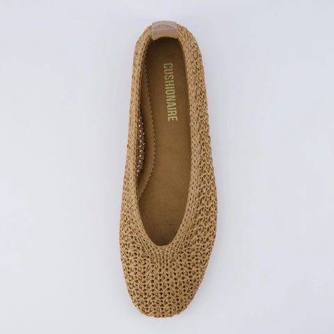 Gilt Woven Ballet Flats