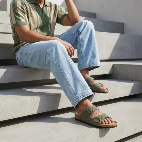 Lane Men's Cork Footbed Sandal