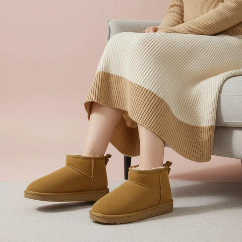 Hip-3 Genuine Suede Boots