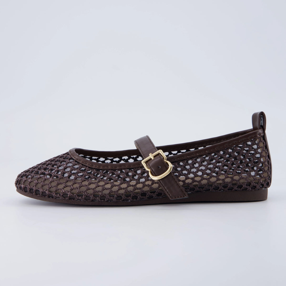 Gracie Mesh Mary Jane Flats
