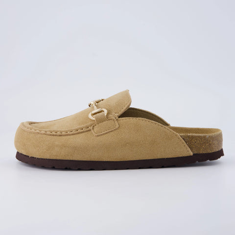 Cliff Suede Clog Mules