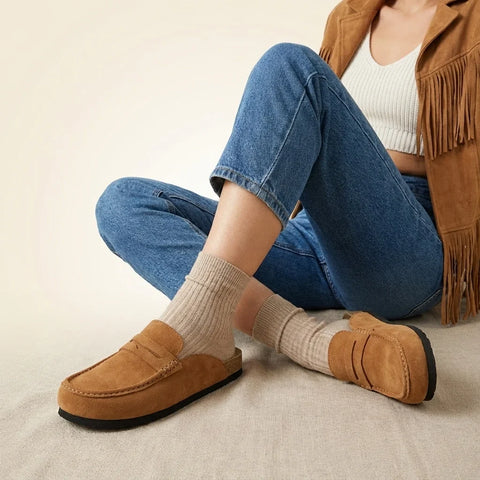 Fondu Leather Clogs