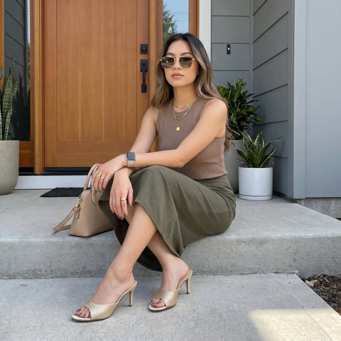 Elle Pointed Heel Sandal