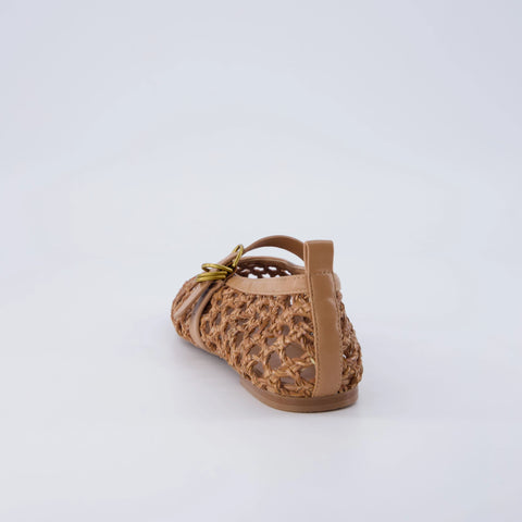 Wendy Woven Mary Jane Flats