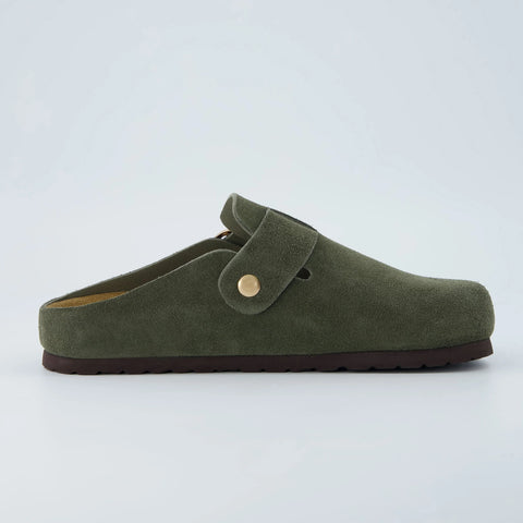 Rusty Leather Clogs