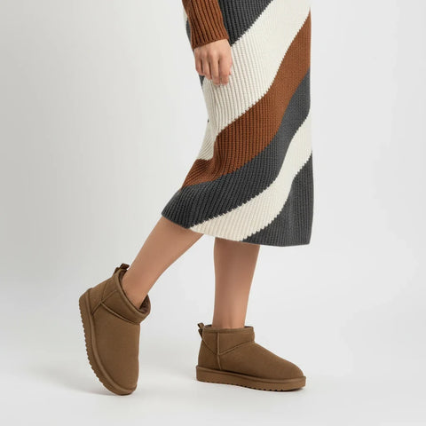 Hip-3 Genuine Suede Boots