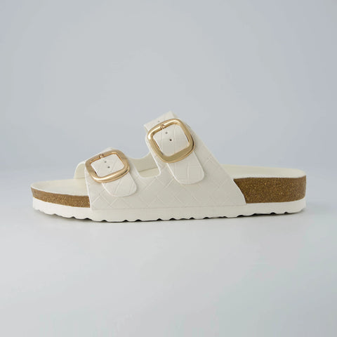 Lang Woven Cork Footbed Sandal