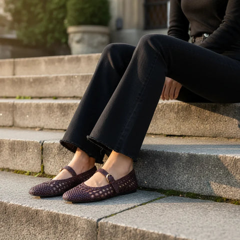 Windsor Woven Mary Jane