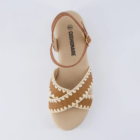 Ola Raffia Platform Sandals