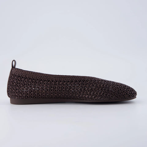 Gilt Woven Ballet Flats