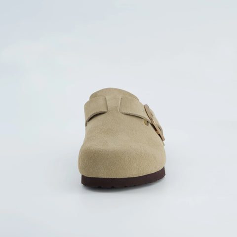 Rusty Leather Clogs