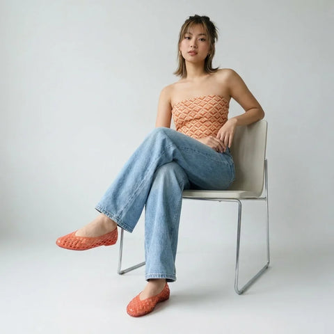 Siesta Lattice Ballet Flats