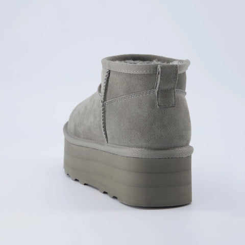 Hippy Cozy Platform Ankle Boot