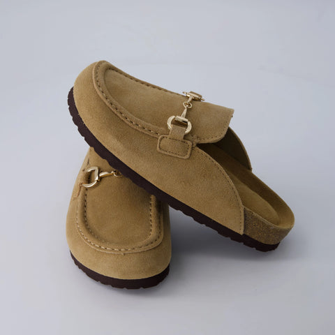 Cliff Suede Clog Mules