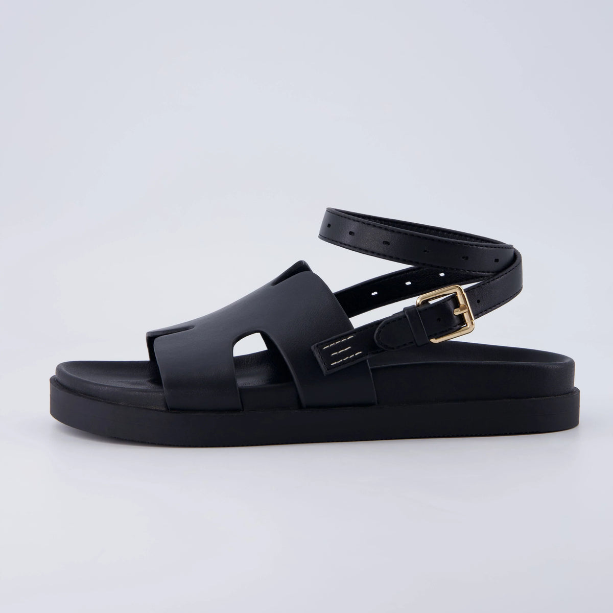 Erika Cut-Out Ankle Wrap Sandals