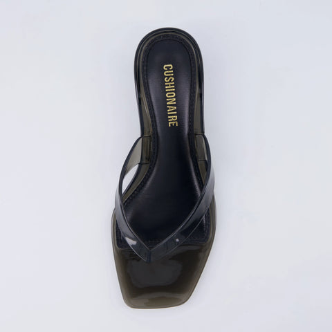 Riot Jelly Thong Kitten Heels