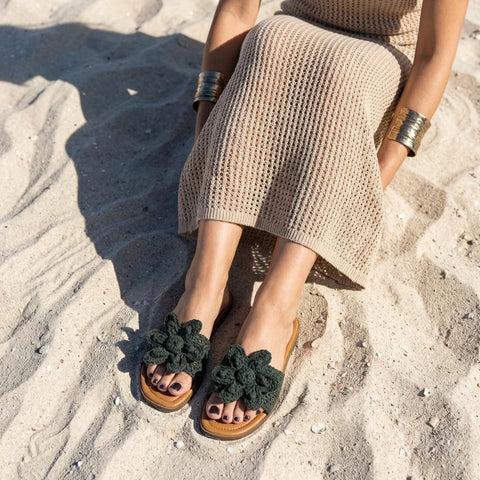 Gemma Knit Slides