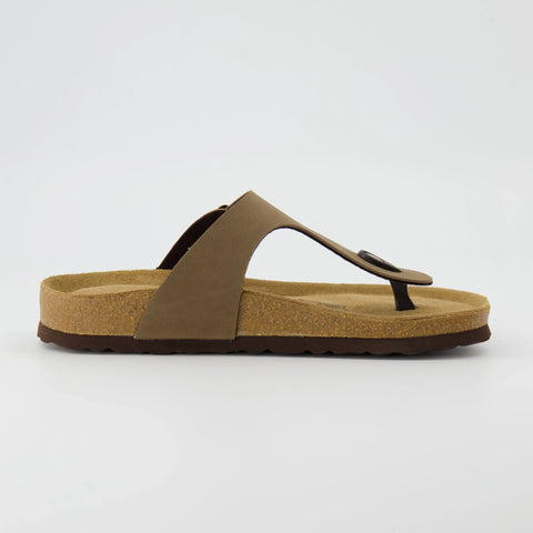 Leah Cork Footbed Thong Sandal