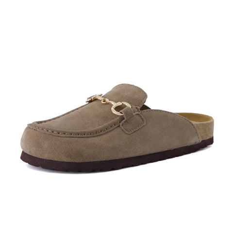 Cliff Suede Clog Mules