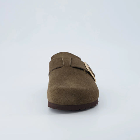 Rusty Leather Clogs